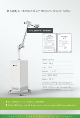 220V 55dB Dental Aerosol Emme Ünitesi Bağımsız Su Emme