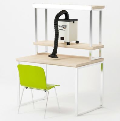 3 Katmanlı Filtreler ve Bambu Tüplü Co2 Lazer Kesim İşaretleme Lehimleme Makinesi için Duman Çıkarıcı