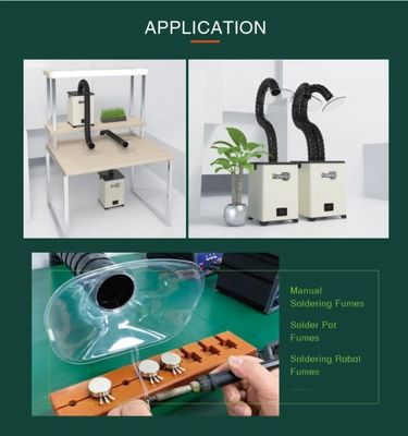 Güzellik Salonu İçin 70W Yakı Çeker Extractor Standı