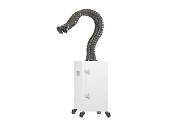 Çift Emiş Borulu Taşınabilir 300W Duman Emme Ünitesi