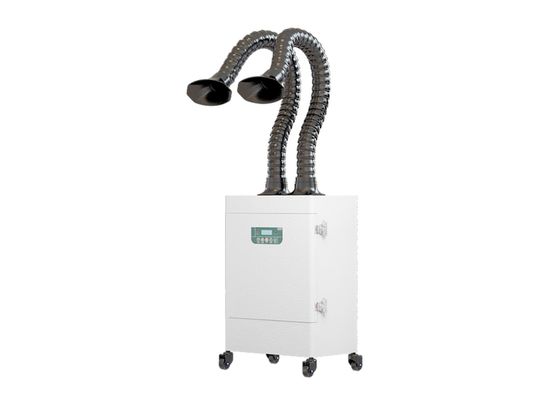 Çift Emiş Borulu Taşınabilir 300W Duman Emme Ünitesi