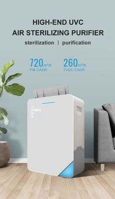 Aktif Karbon Filtreli Ev 100M2 100W UV Hava Temizleyici