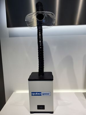 Tırnak Salonu için 220 M3 / H Taşınabilir Duman Çekici 57db