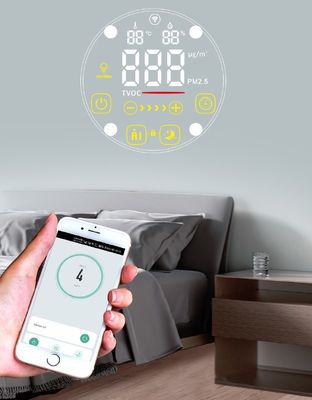 PM2.5 Sensörlü 280M3/H Duvar Tipi Hava Temizleyici