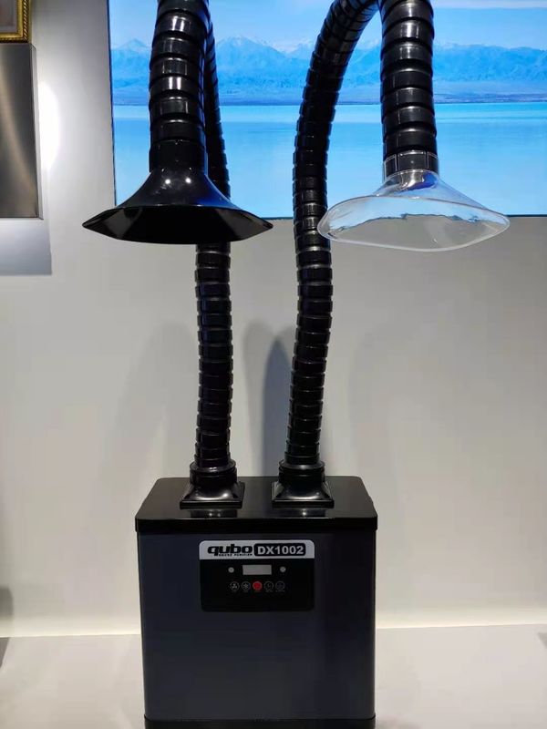 Lazer Makinesi İçin 3 Katmanlı Filtre 200W Mobil Duman Çekici Gürültü Önleyici